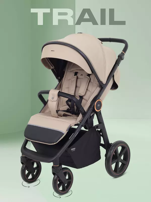 Коляска прогулочная Mowbaby Trail 2025 Beige